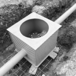 Polypropylene Double Contained Pipework Connected to Polypropylene CPL Lined Manhole